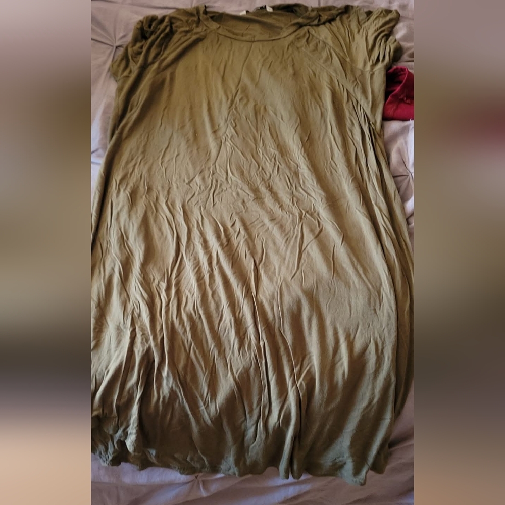 Ekouaer 3 in 1 Delivery/Labor/Nursing Nightgown - Army Green